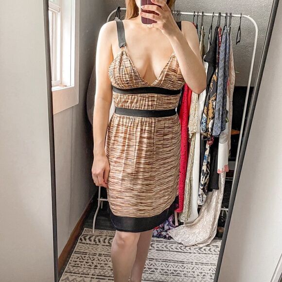 Eileen Fisher Merino Wool Tencel Knit Mini Dress Sleeveless S - Picture 1 of 7